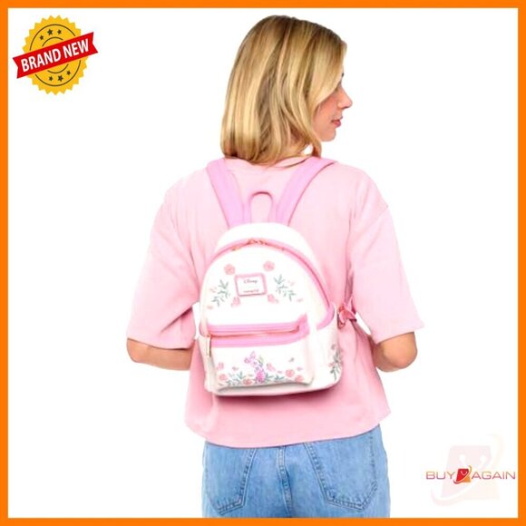 Mini Backpack with Adjustable Straps, Front Zipper Pocket, Faux Leather